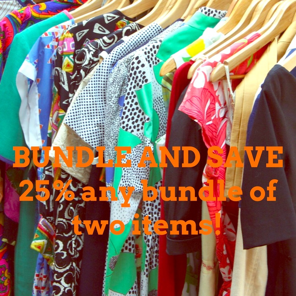 Any purchase of 2 or more items gets 25% off!!